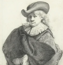 Retrato de Rembrandt, depois de Rembrandt van Rijn, c.1660